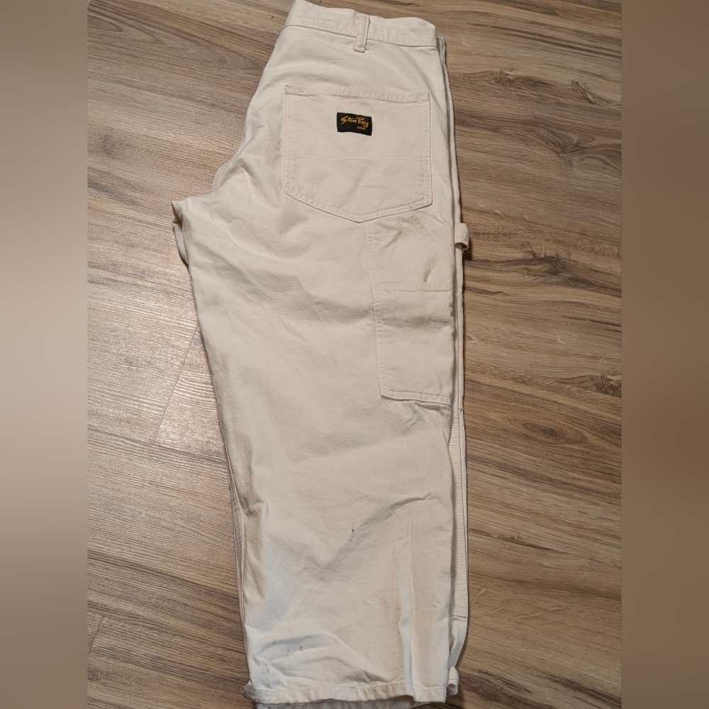 Stan Ray Pants Adult Ivory/Cream Carpenter Cargo Painter USA